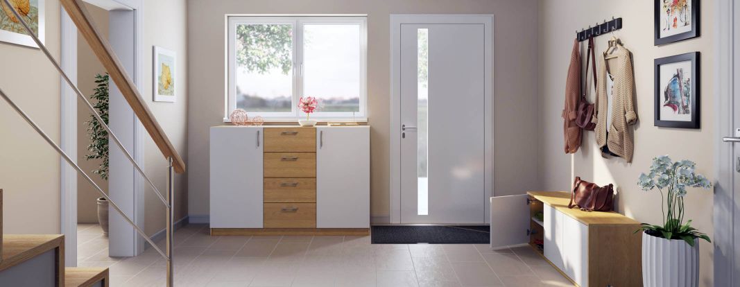 Zelf commode maken: ombouw in eiken country en deuren in wit