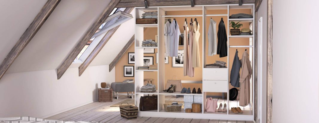 Open kast planner: configureer open kasten als kledingkast volgens jouw wensen