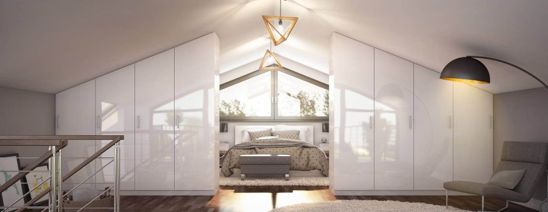 Designkast op maat in wit hoogglans