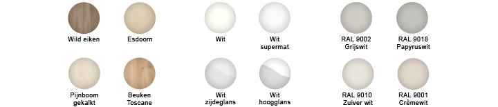 White living oppervlakken